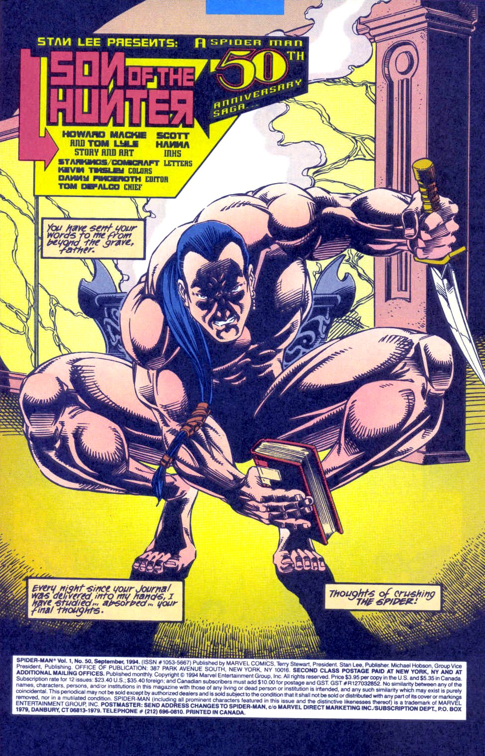Read online Spider-Man (1990) comic -  Issue #50 - Son Of The Hunter - 2
