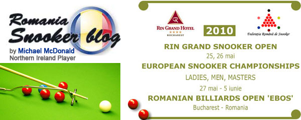 European Snooker Championships 2010 - Bucharest, Romania