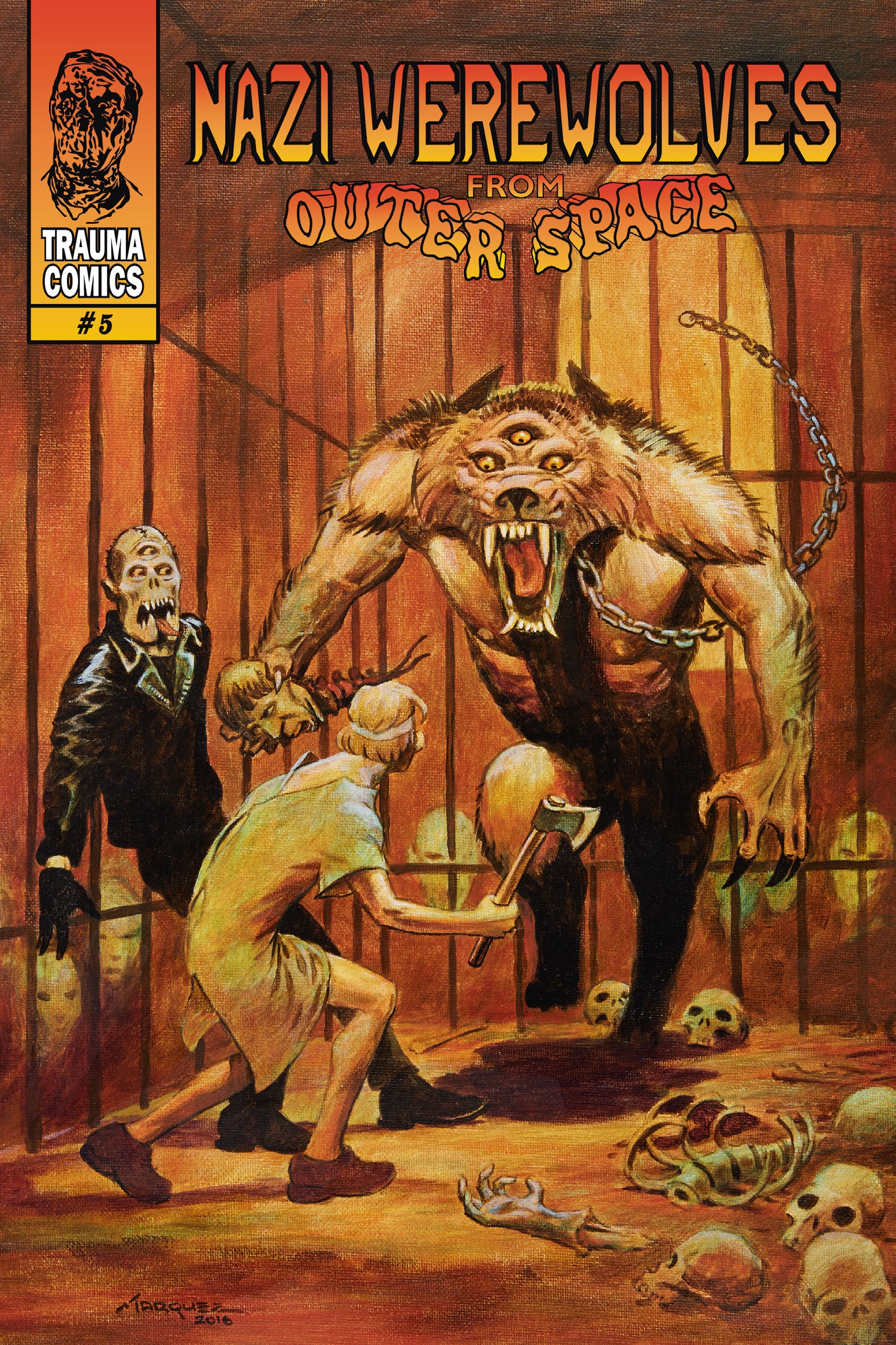 Read online Nazi Werewolves from Outer Space comic -  Issue #5 - 1