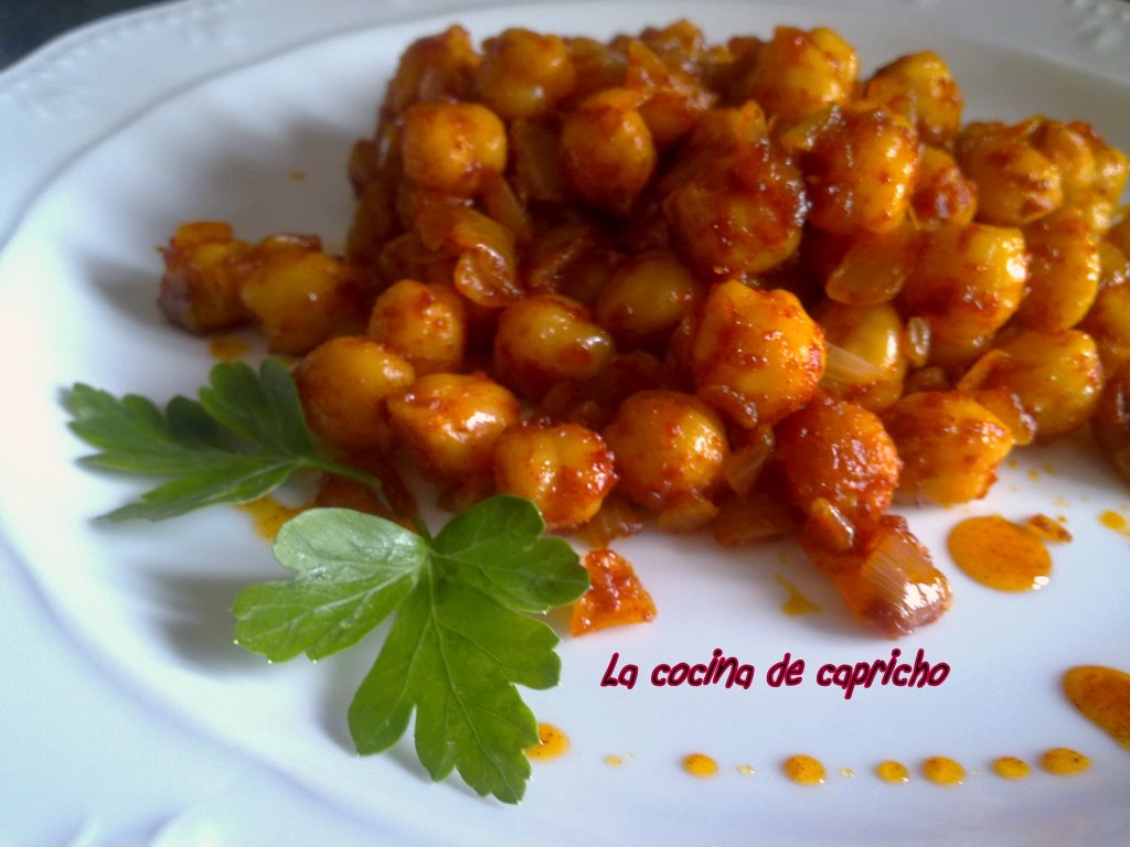 LA COCINA DE CAPRICHO GARBANZOS CON REFRITO DE CEBOLLA Y PIMENTON