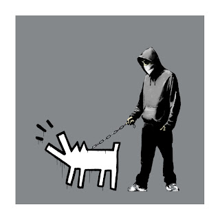 Banksy Choose Your Weapon Print Grey