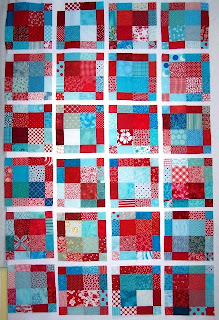 Mary's Quilting Notes: Disappearing 9-Patch layout