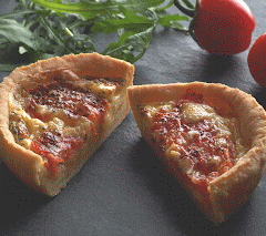 Roasted Tomato and Smoked Cheese Tart