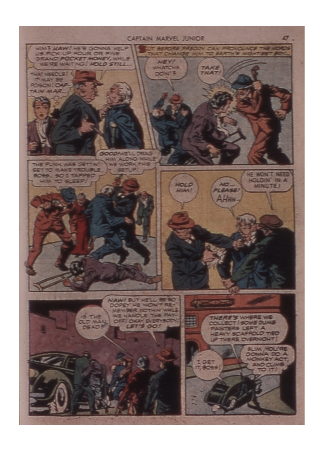 Read online Captain Marvel, Jr. comic -  Issue #1 - 47