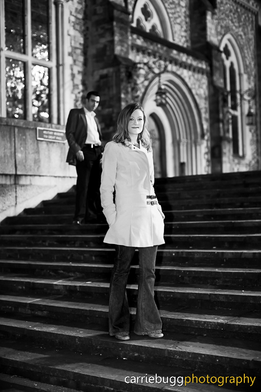 Carrie Bugg Photography: Engagement shoot in Winchester - Sarah and Danny