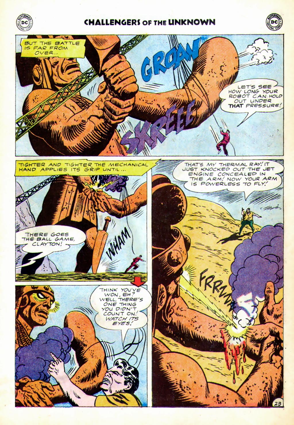 Challengers of the Unknown (1958) Issue #31 #31 - English 30