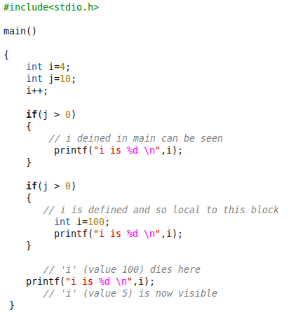 C Guide: C Variables