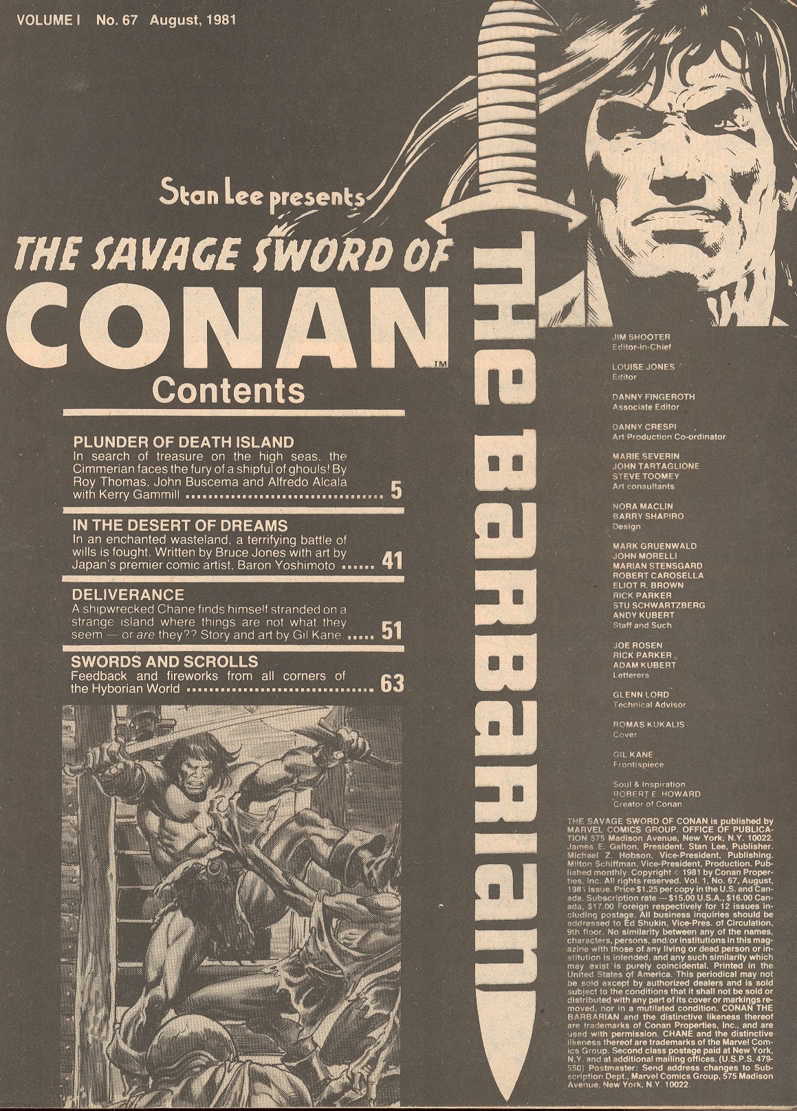 Read online The Savage Sword Of Conan comic -  Issue #67 - 3