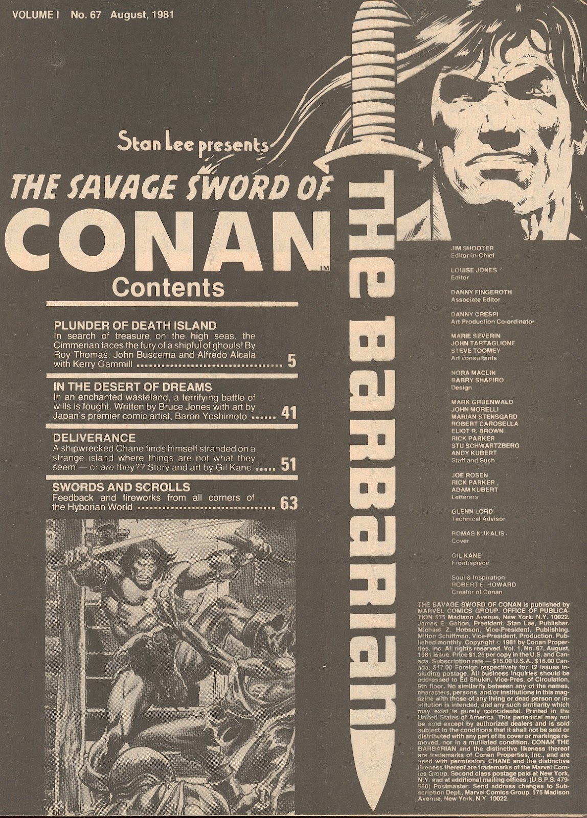 The Savage Sword Of Conan issue 67 - Page 3
