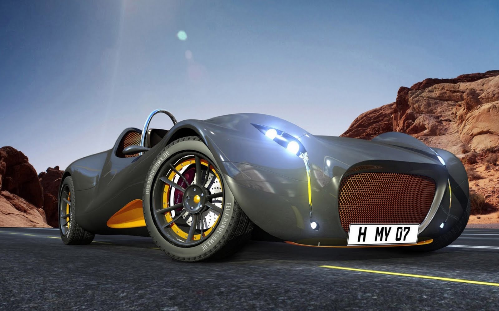 around 3D Car Wallpaper