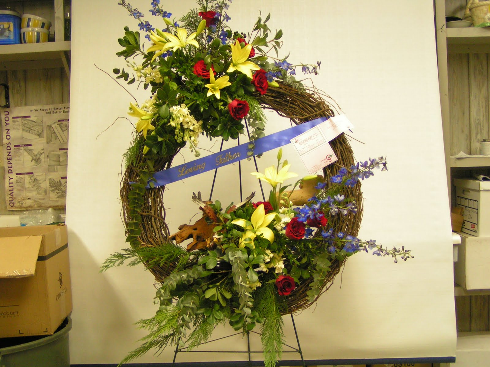 Sapps Florist Most Unique Designs of the Day Boy Scout Grapevine Eagle