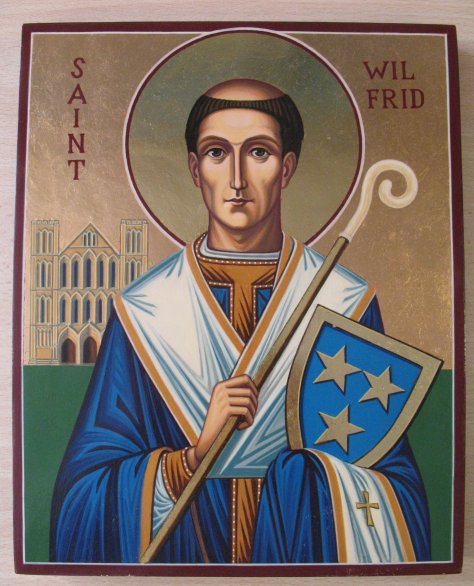 ICONOGRAPHIE CHRÉTIENNE: Saint WILFRID d'YORK, évêque et confesseur