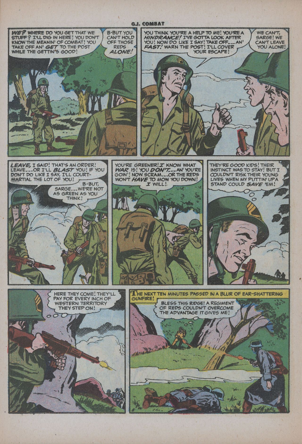 Read online G.I. Combat (1952) comic -  Issue #42 - 22