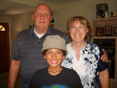 Grandma "Di" and Grandpa John came to visit.