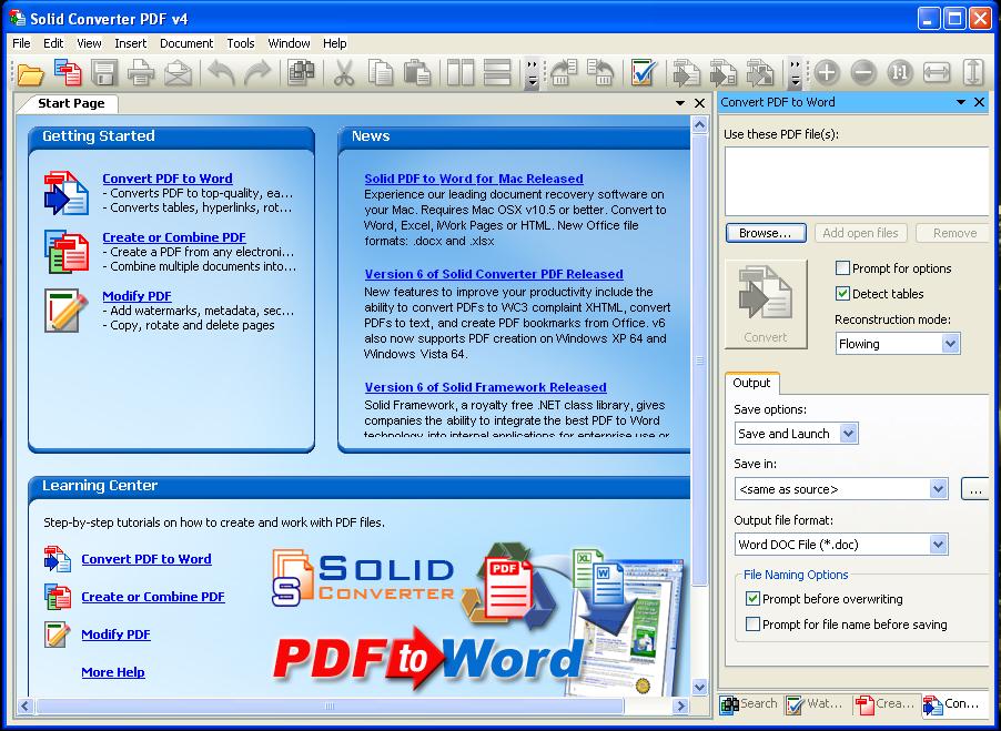 Solid Word. Pdf to Word Converter. Работа pages