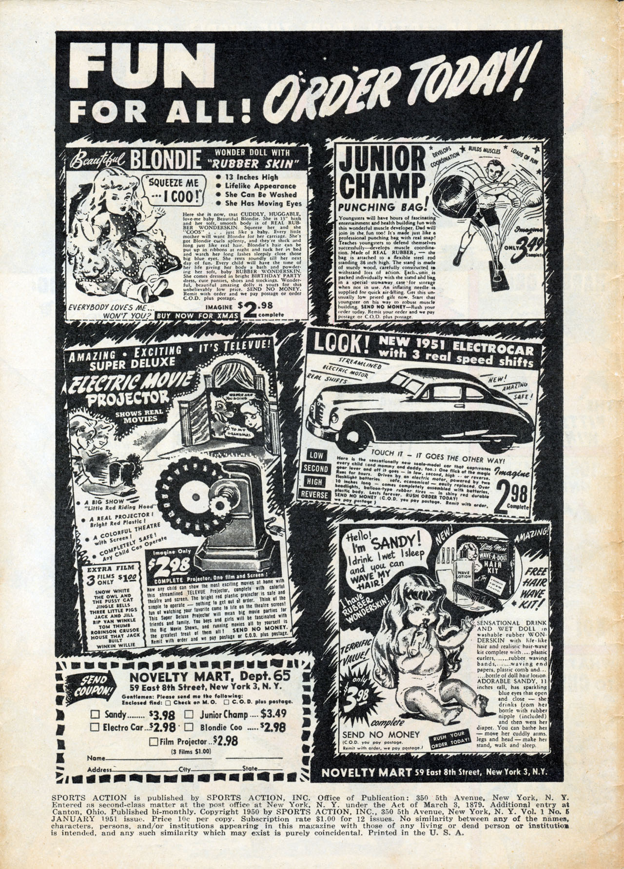 Read online Sports Action comic -  Issue #5 - 2