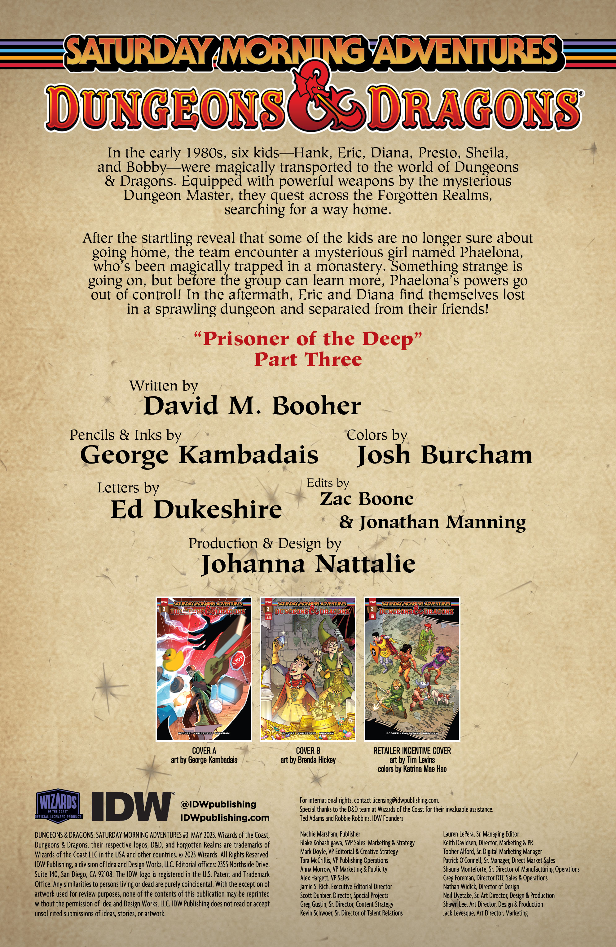 Read online Dungeons & Dragons: Saturday Morning Adventures (2023) comic -  Issue #3 - 2