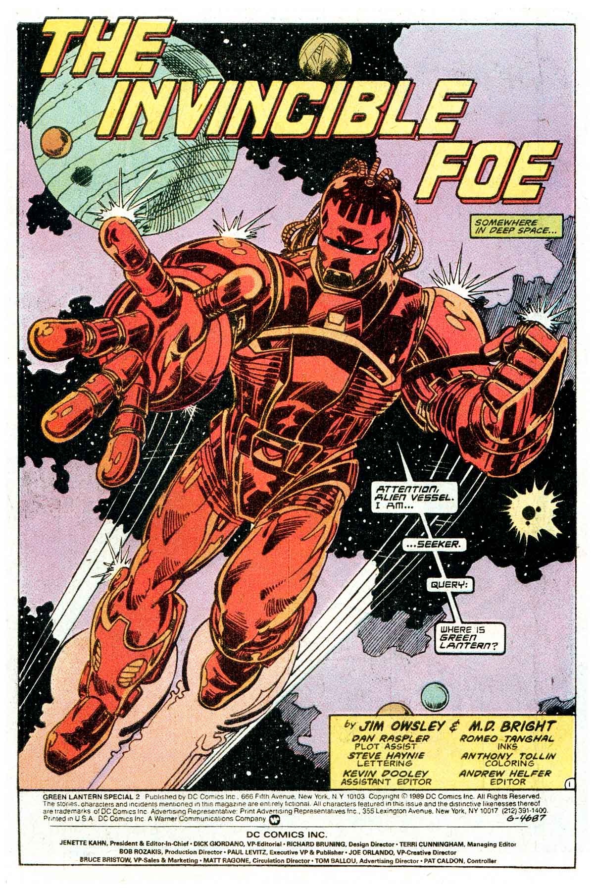 Read online Green Lantern (1960) comic -  Issue # _Special 2 - 2