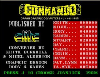 ZX Spectrum Commando