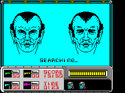 Photofit matching in Robocop on the ZX Spectrum