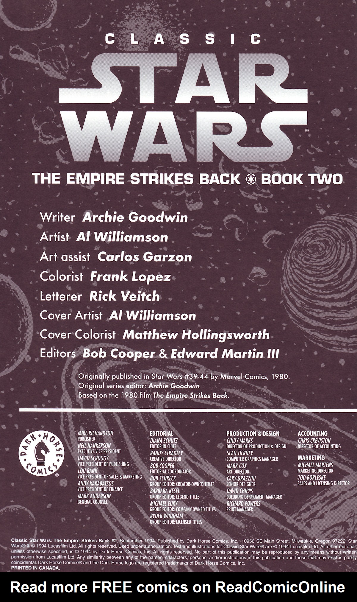 Classic Star Wars: The Empire Strikes Back Issue #2 #2 - English 2