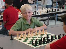 Benjamin at his chess tournament