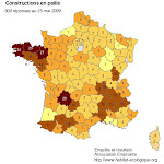 Les maisons en paille en France: enquête 2010