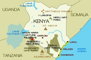 Map Kenya Serian 