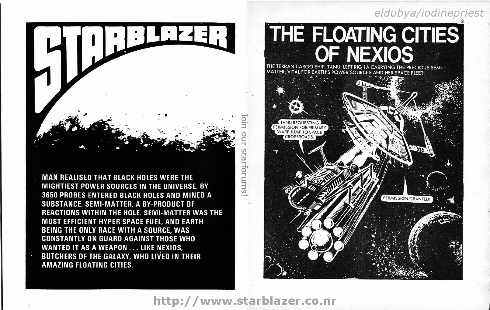 Read online Starblazer comic -  Issue #99 - 3