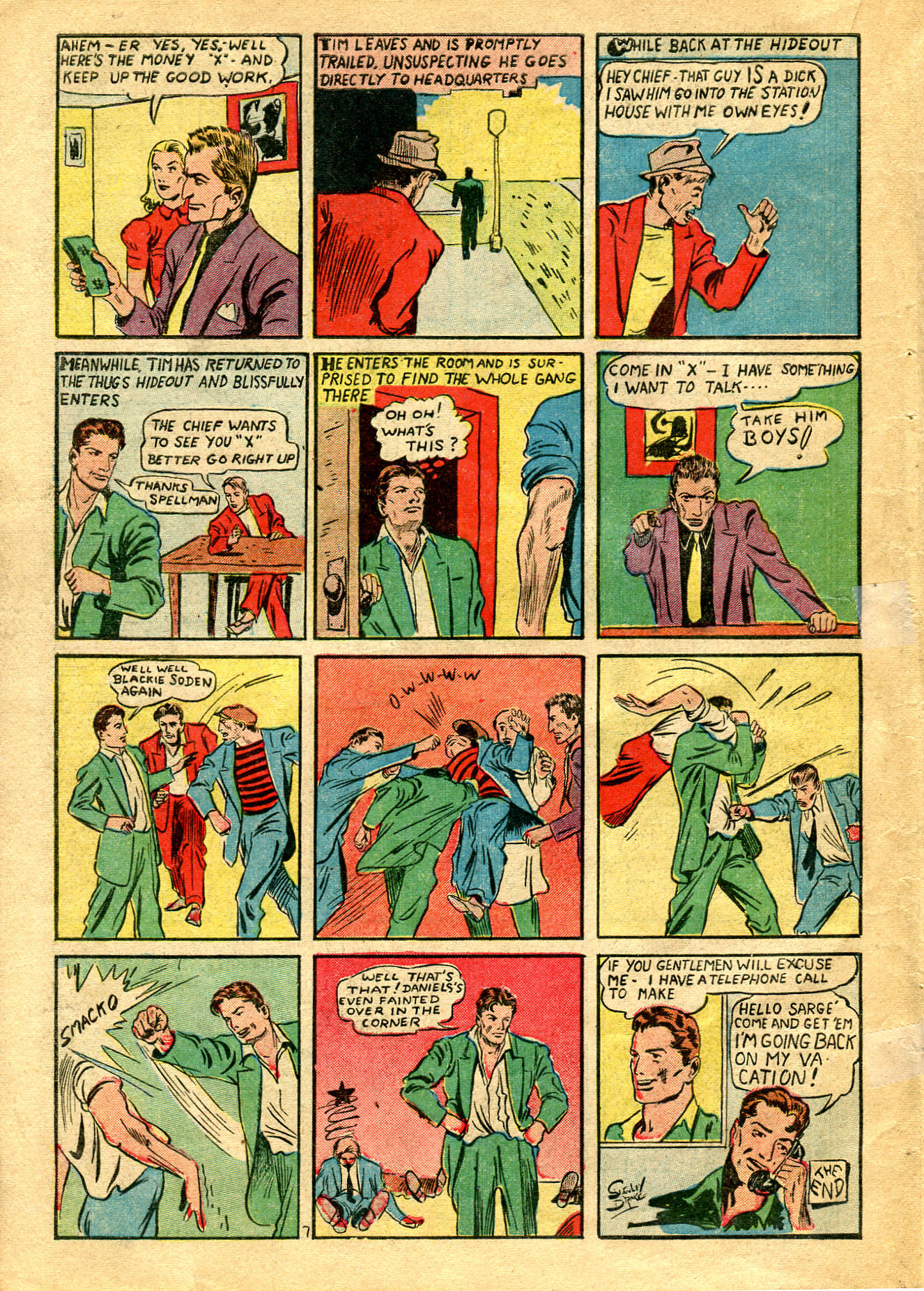 Read online Super Spy (1940) comic -  Issue #2 - 49