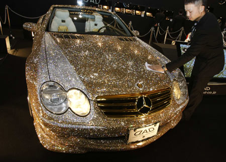Crystal Mercedes-Benz SL600 at Tokyo Auto Salon 2009