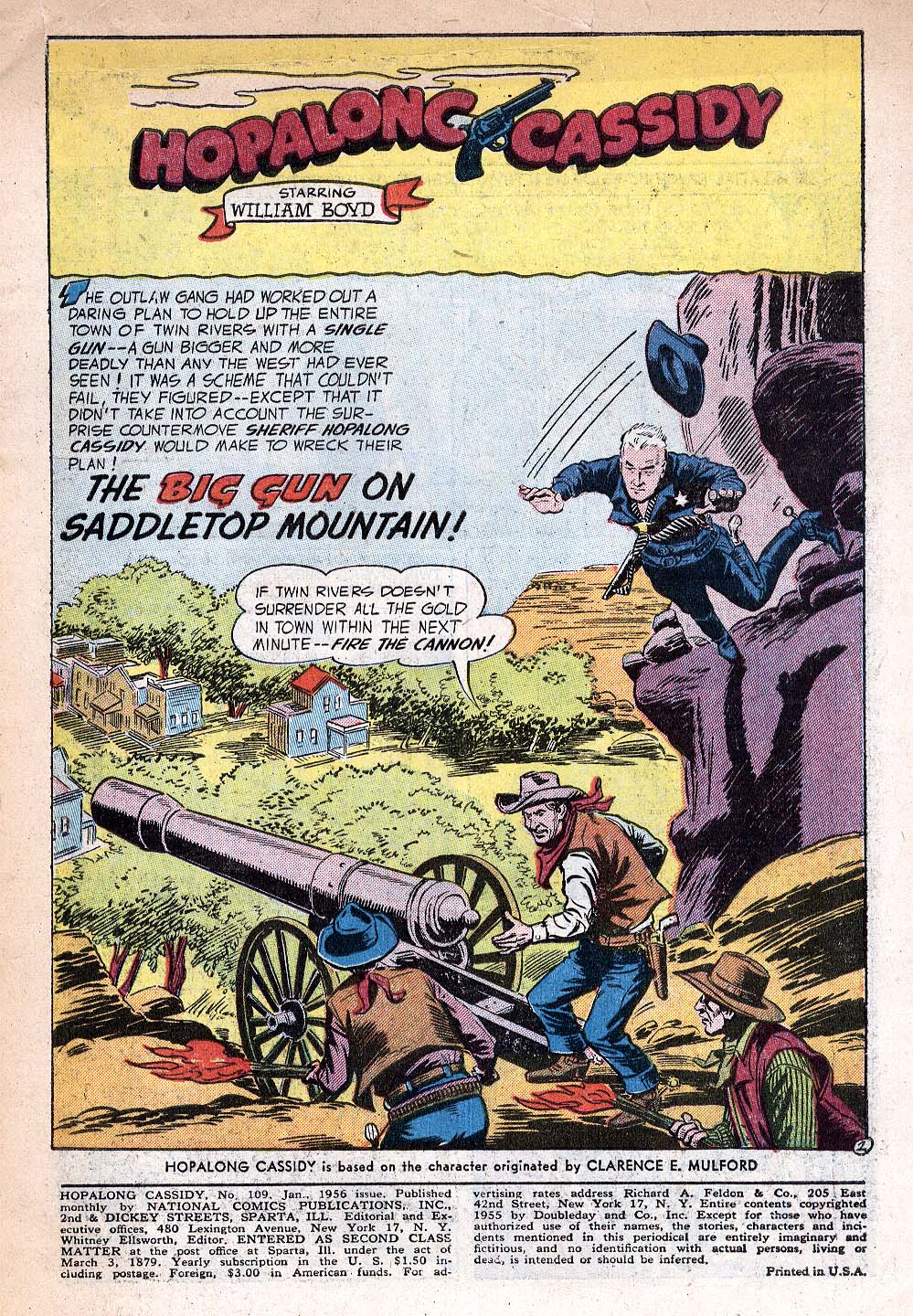 Read online Hopalong Cassidy comic -  Issue #109 - 2