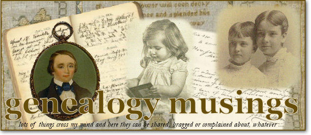 genealogy musings