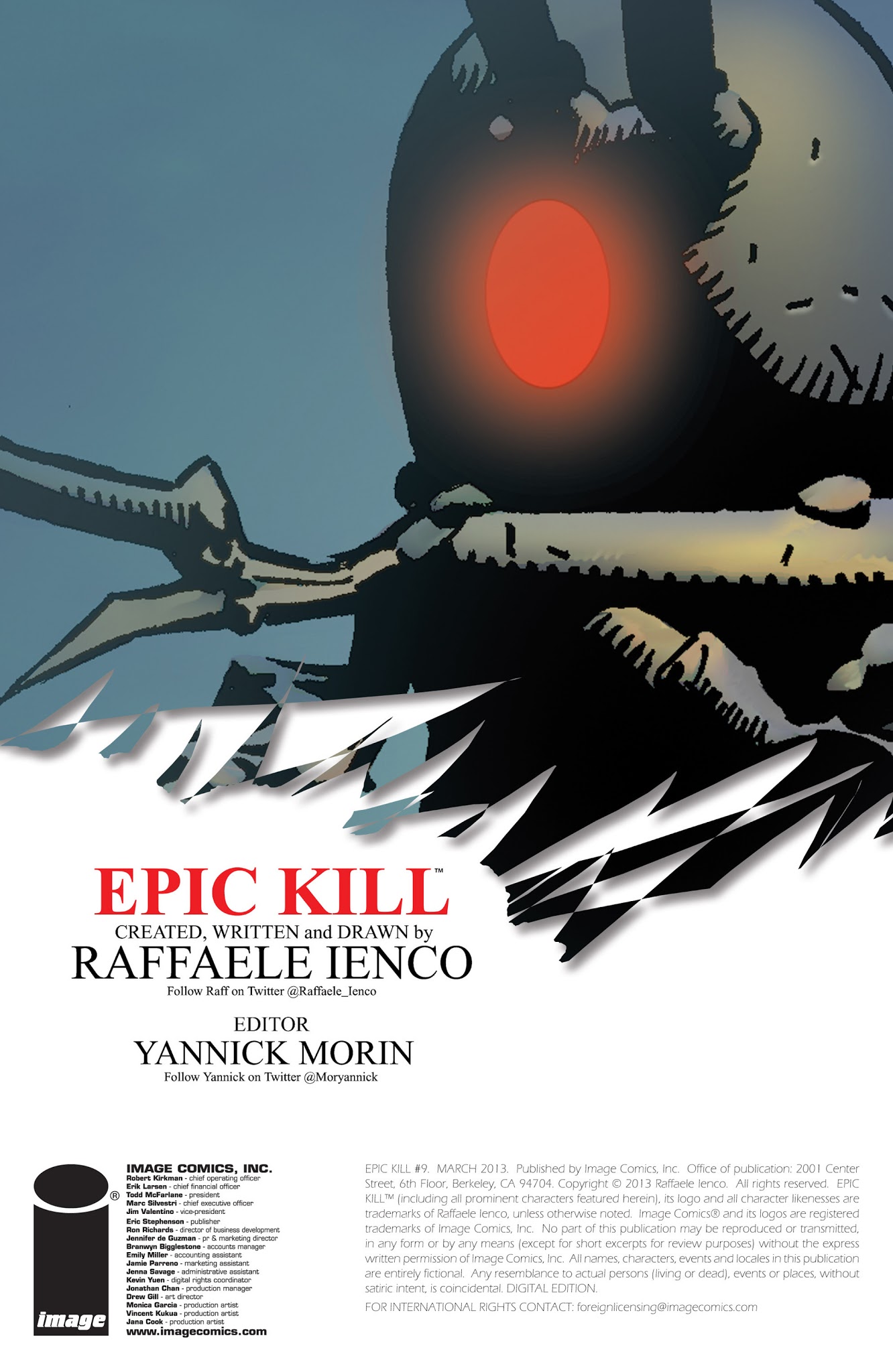 Read online Epic Kill comic -  Issue #9 - 2