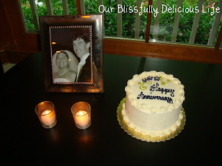 Our Blissfully Delicious Life: Our 6th Wedding Anniversary Dinner