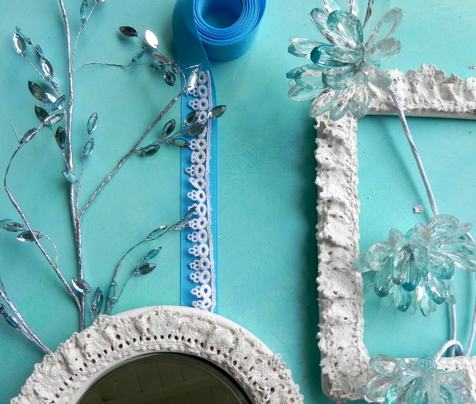 Summerland Cottage Studio Ceramic Lace Frames