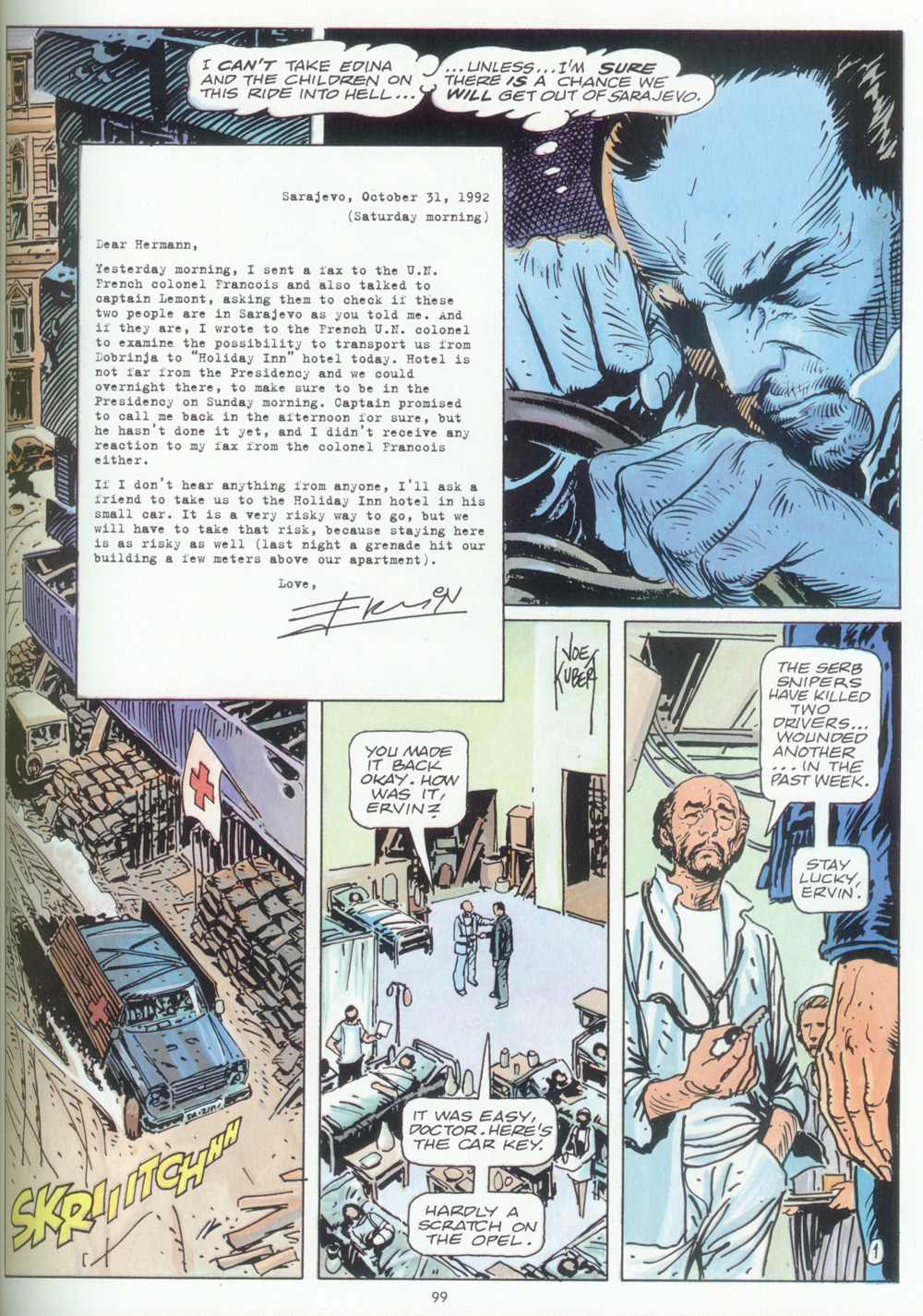 Read online Fax from Sarajevo comic -  Issue # TPB - 89