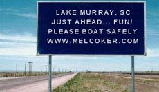 This Way to Lake Murray!