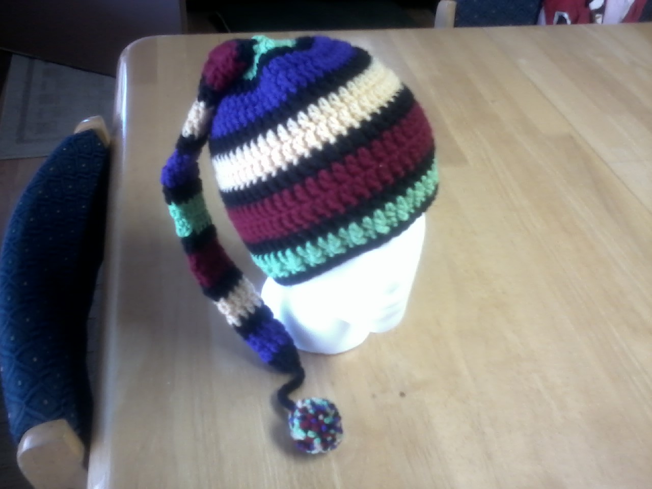 Crazy Crocheted Ski Hat Pattern
