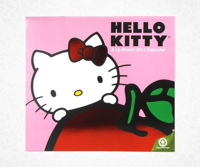 hello kitty 2011 desk calendar