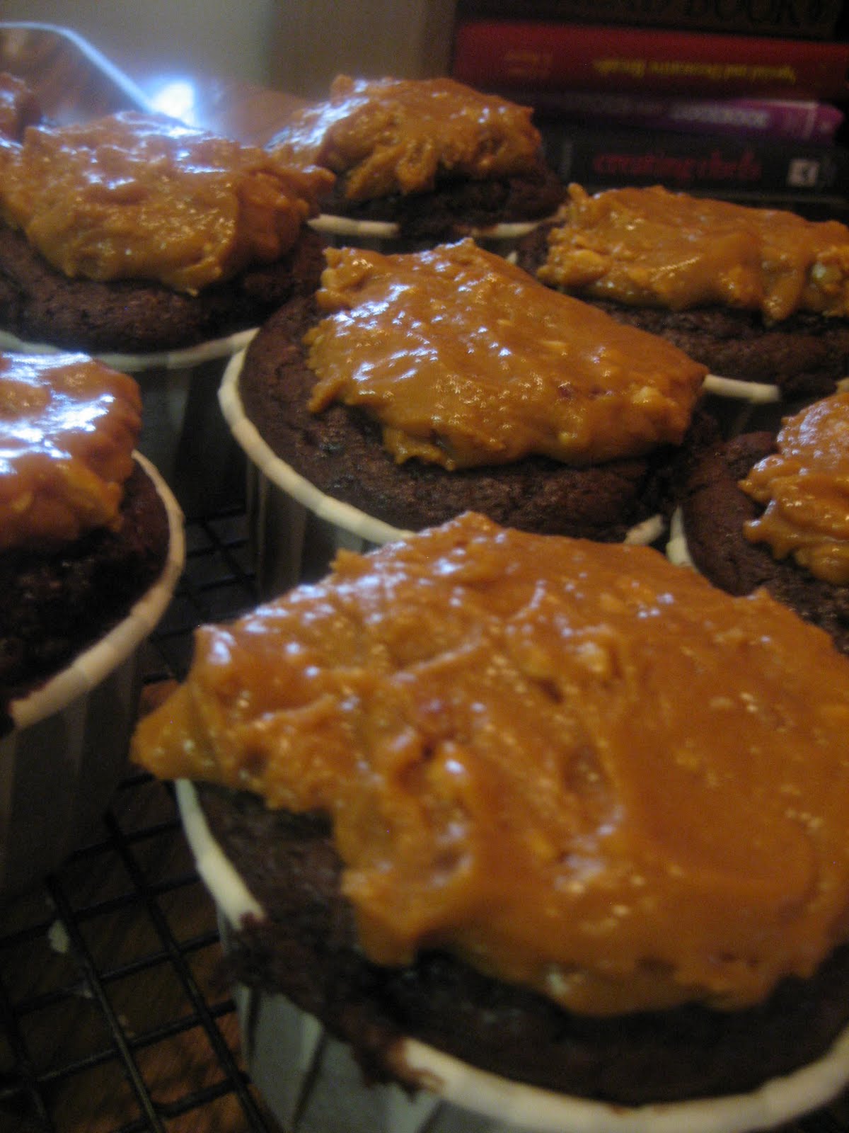 Chef Tess Bakeresse: Chocolate Buttermilk cupcakes with Lightly Salted ...