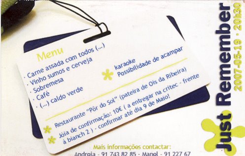 Just Remenber (Pateira)