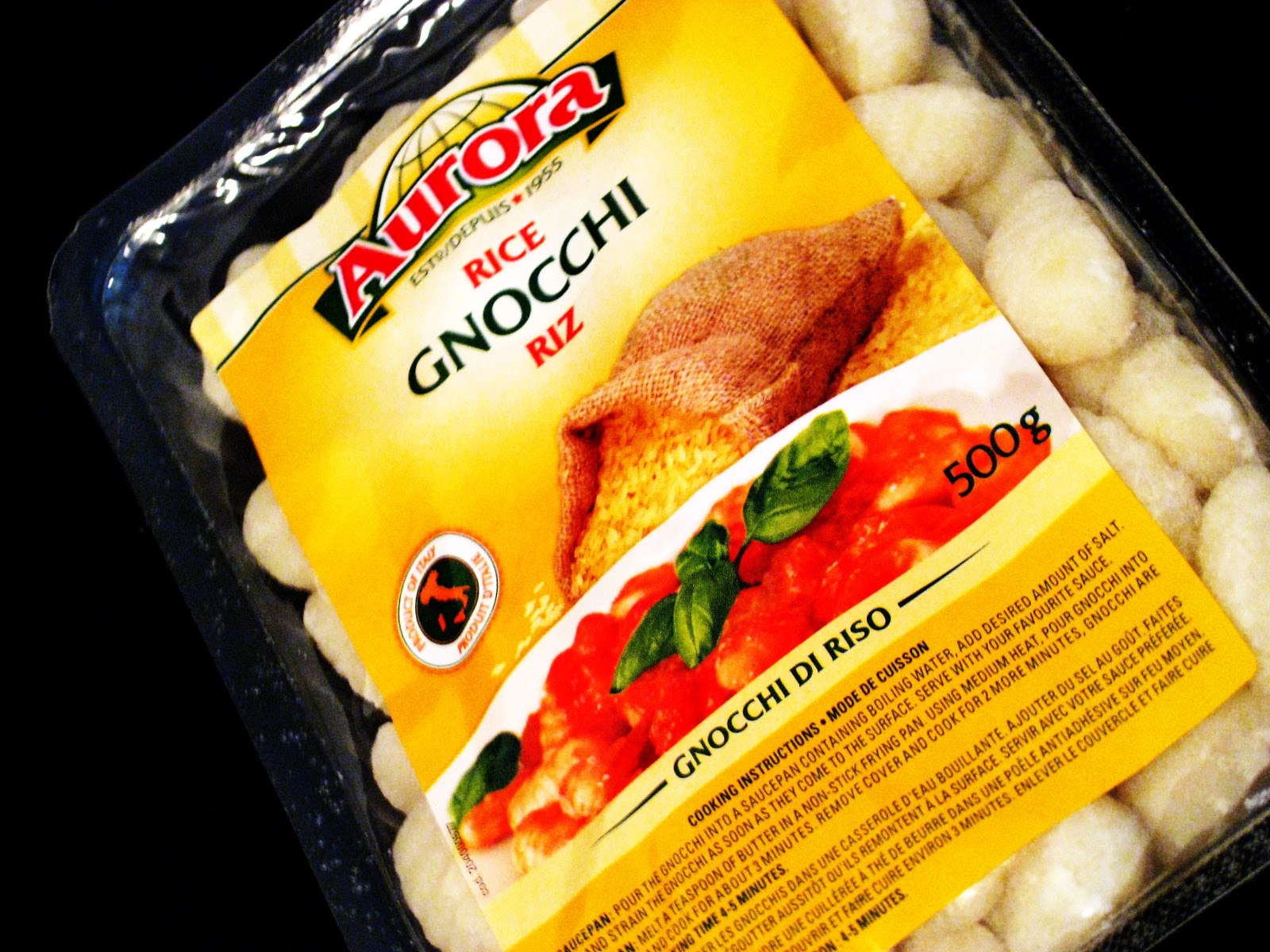 Gluten Free Product Found at Italian Centre Aurora Rice Gnocchi