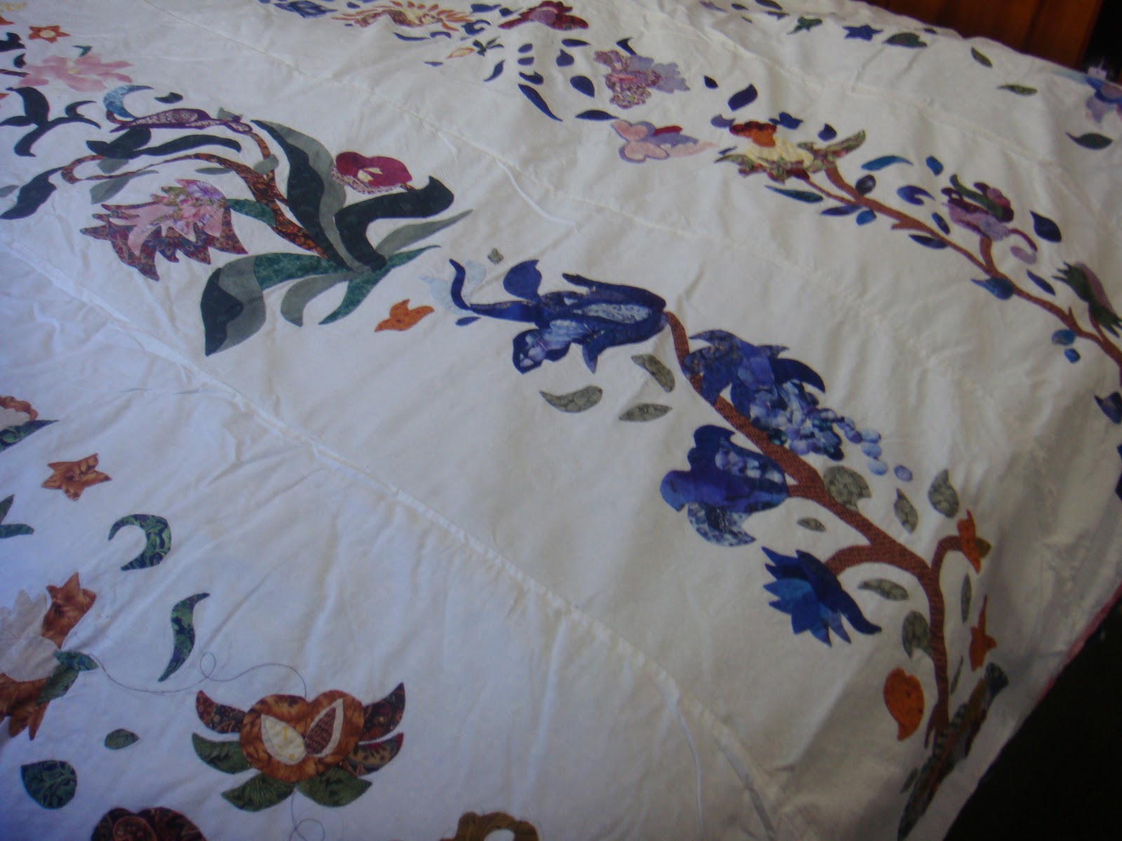 tatknitcat Jacobean Applique Quilt
