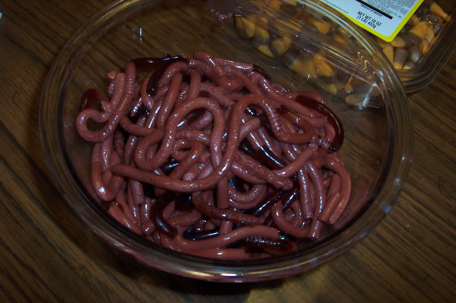 Tara's Treats Halloween jello worms