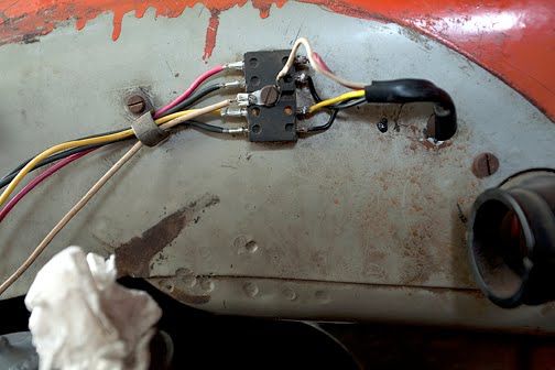 Vespa GS 150 Restoration: Electrical Work-July 2, 2010