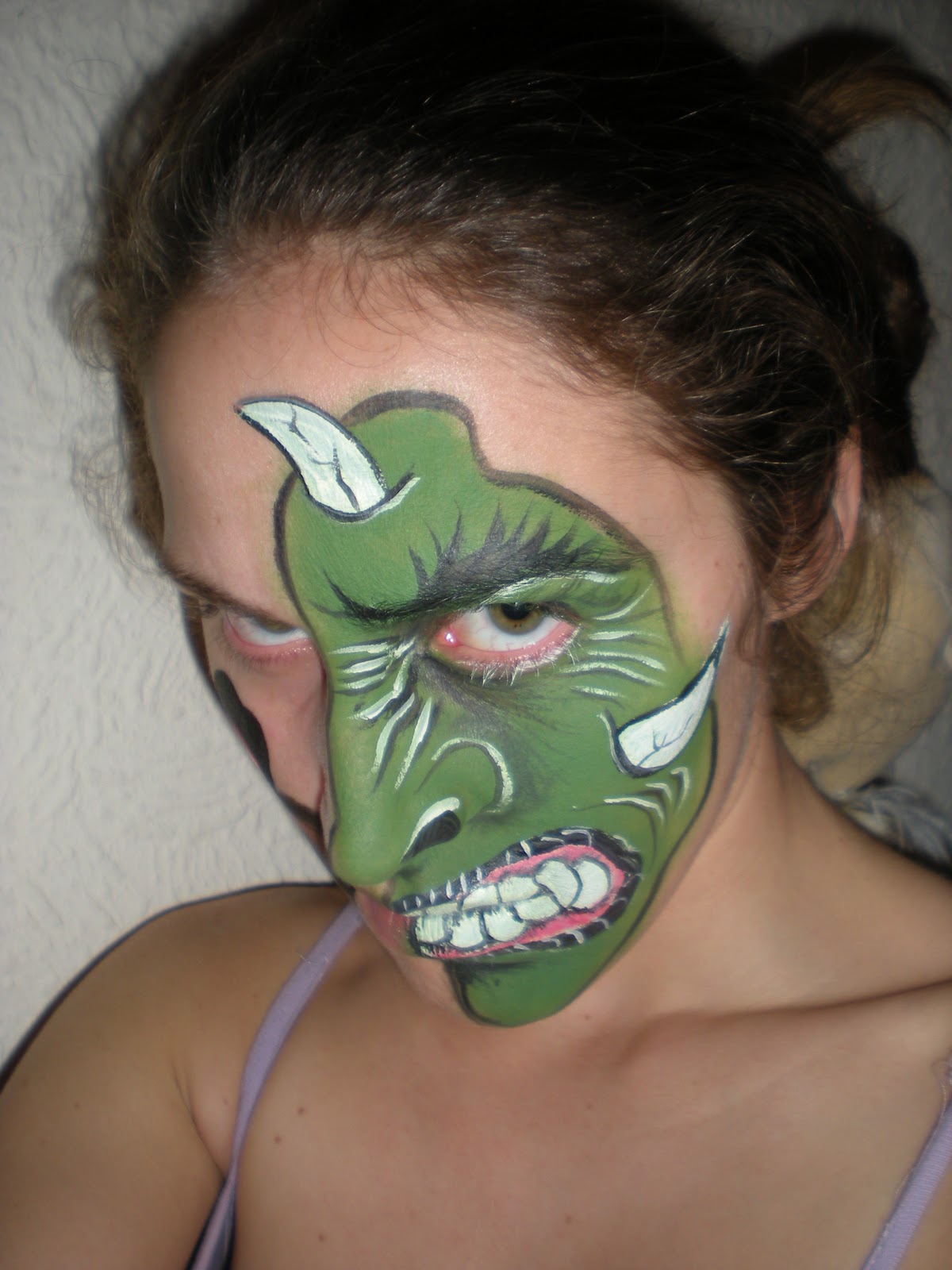 Face Masks Facepainting Monster Tiiiimmmeeeeeeeee!