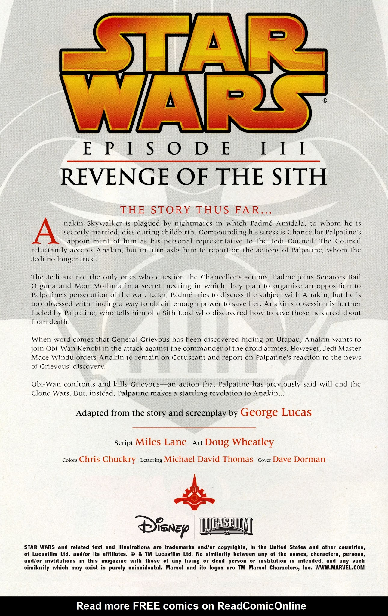Read online Star Wars: Episode III: Revenge of the Sith (2016) comic -  Issue # TPB - 55