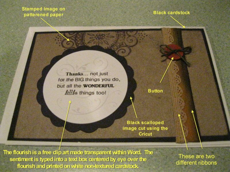 Contagiously crafty using word to create images for cards