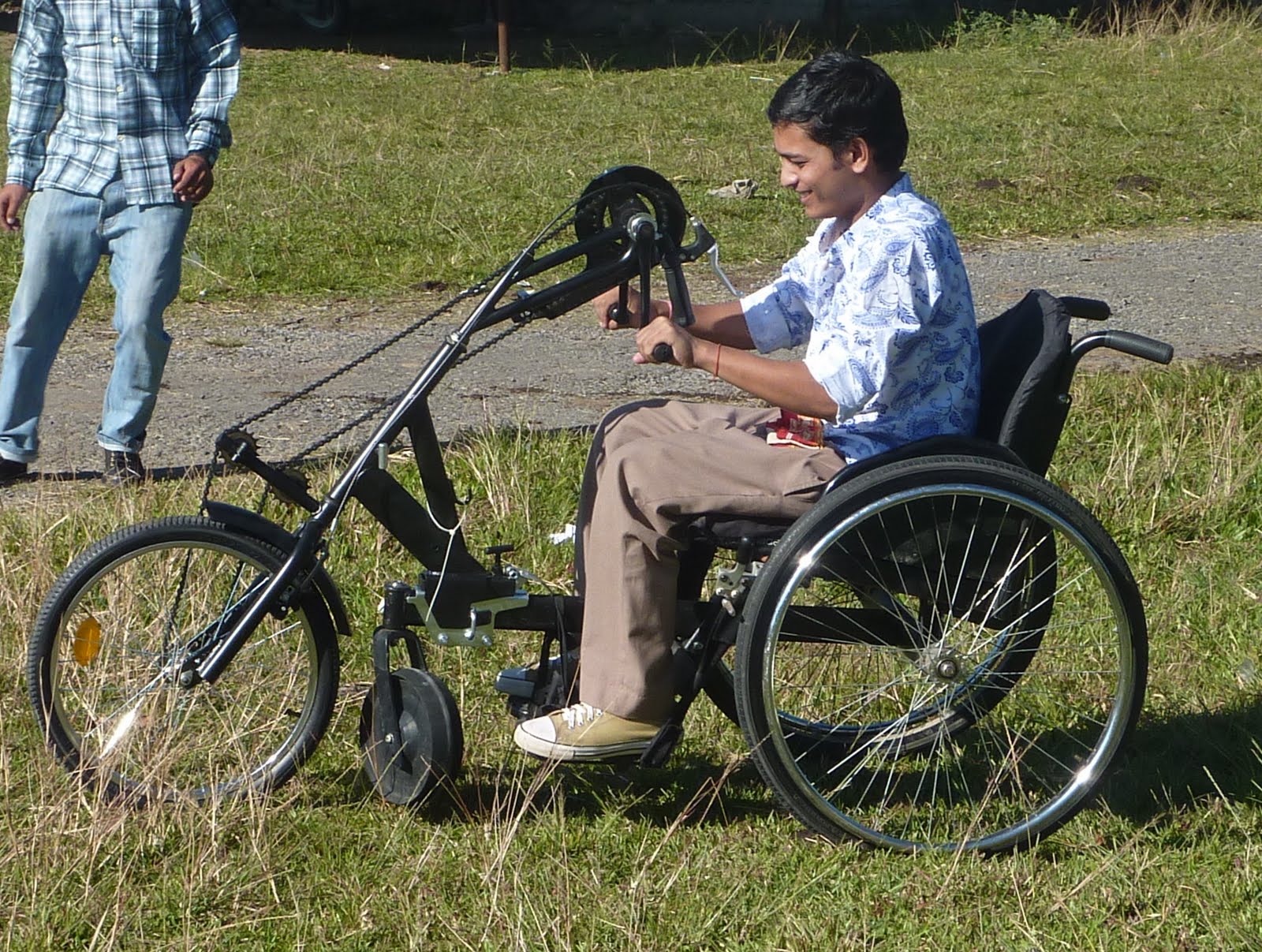Stewarts in Nepal GPH wheelchair Outing to the mountain museum